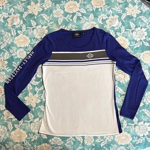 Harley Davidson Scoop Neck Long Sleeve Shirt